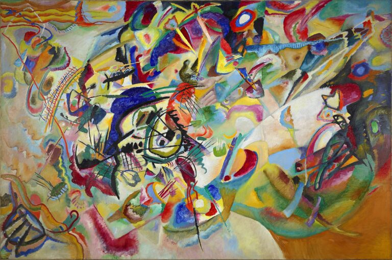 Composizione VII, Vasilij Vasil'evič Kandinskij, 1913, Galleria Tret'jakov, Mosca.